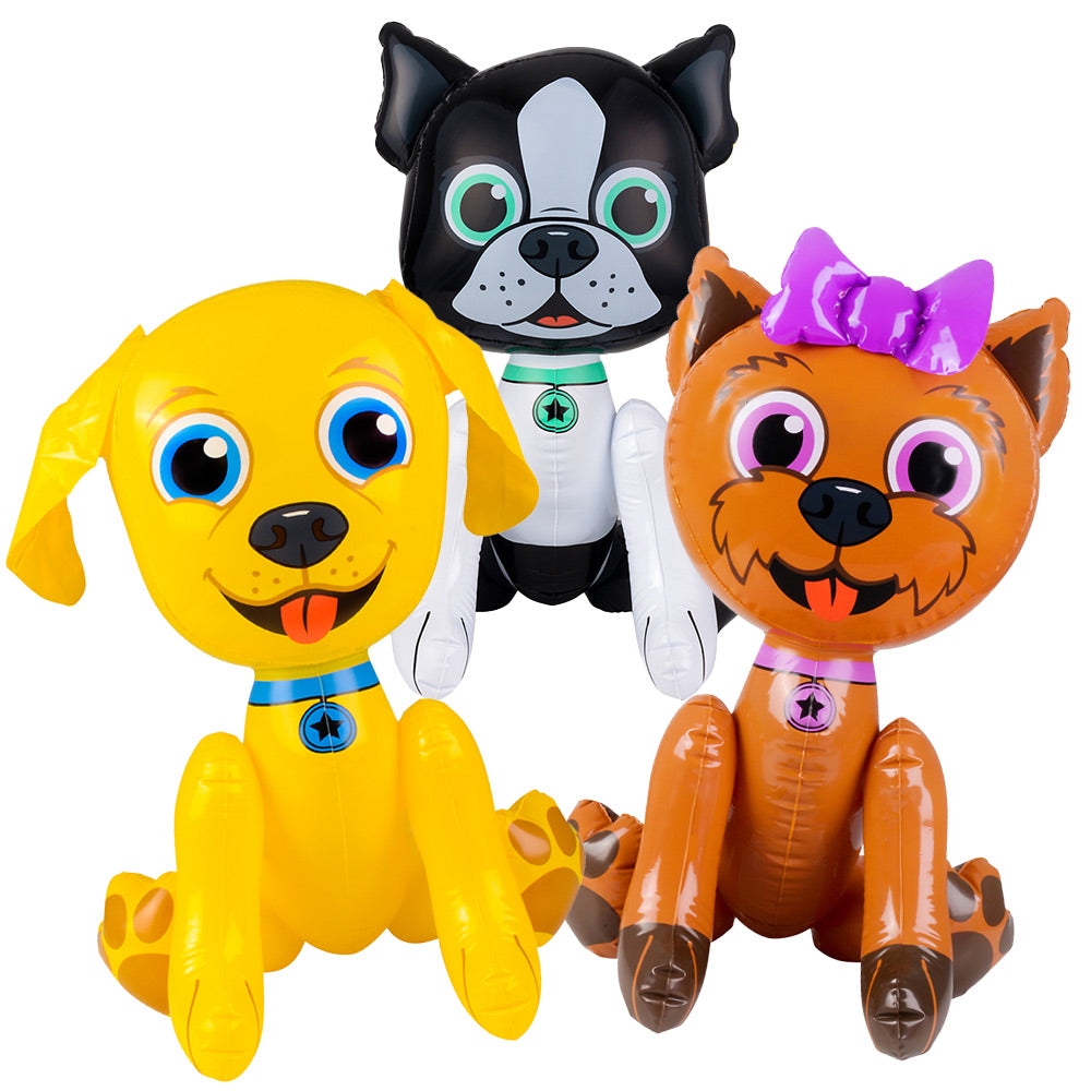 Inflate Puppy Assortment 24" (DZ)