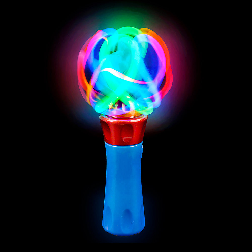 Light Up Orbiter Spin Wand 7" (EACH)