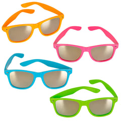 Neon Mirror Sunglasses Assortment (DZ)