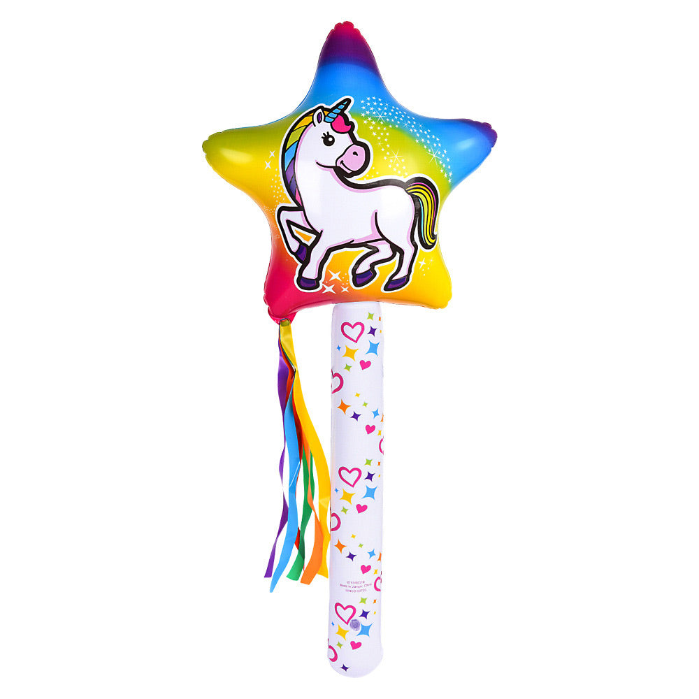 Inflate Unicorn Star Wands 36" (DZ)