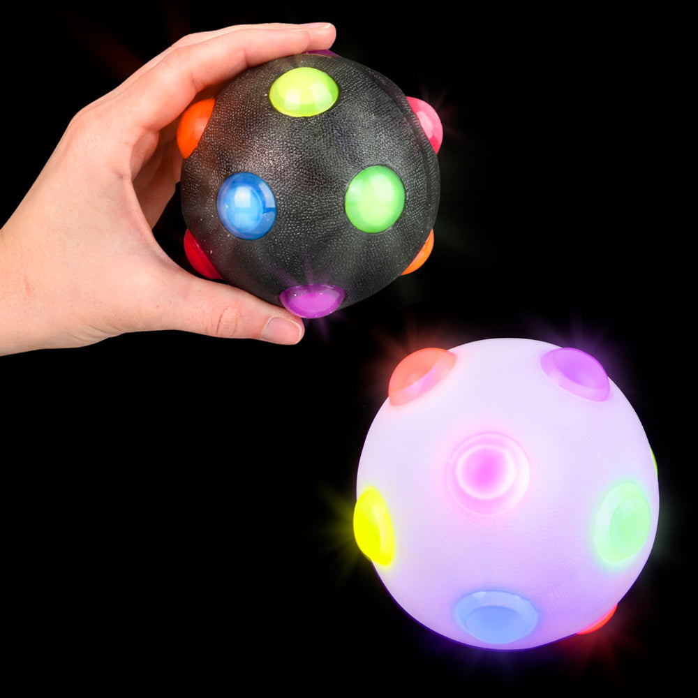 Light Up Disco Ball Assorted 4" (EACH)