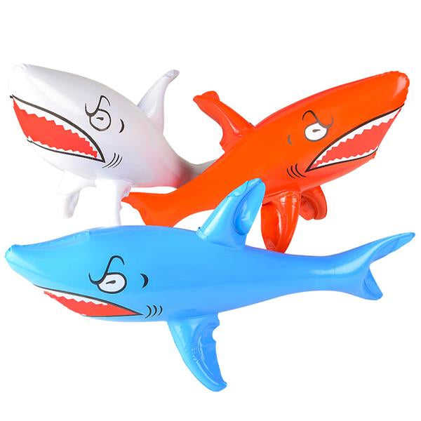 Inflate Shark Assortment 24" (DZ)