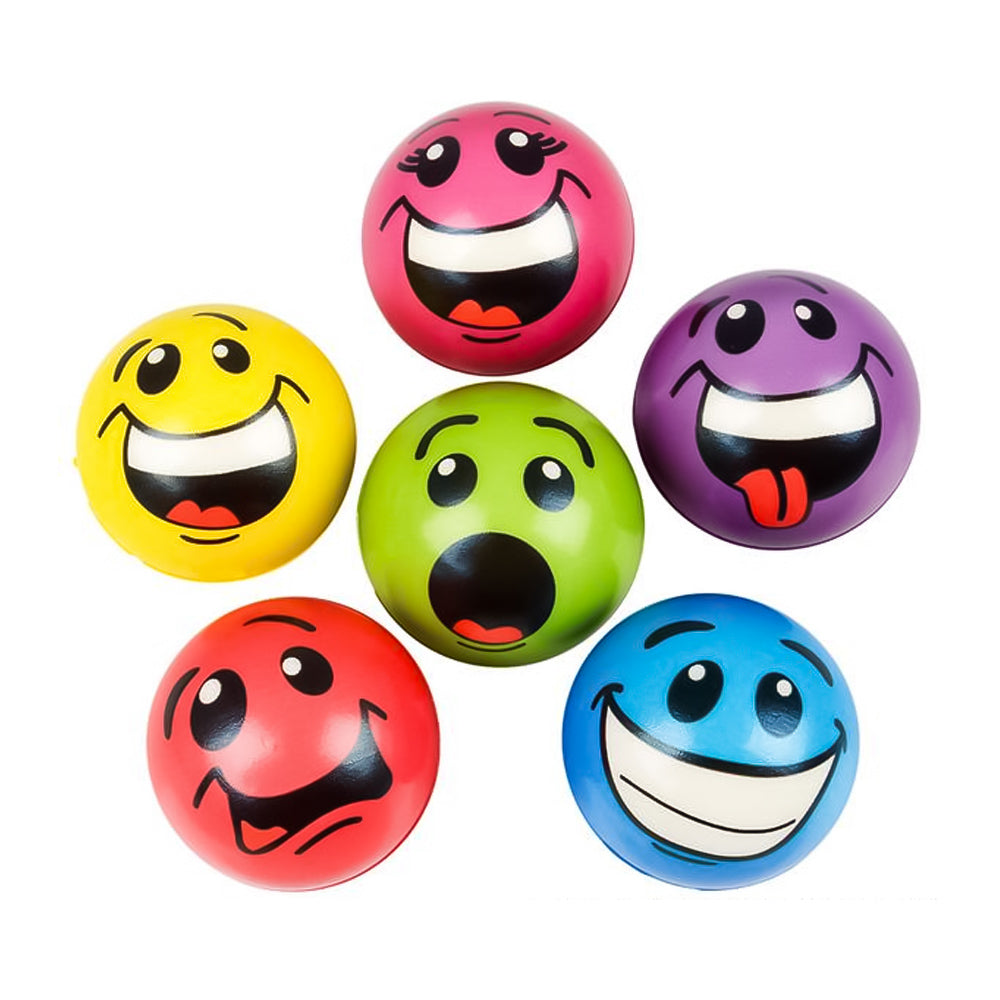 Silly Face Stress Ball Assortment 2.5" (DZ)
