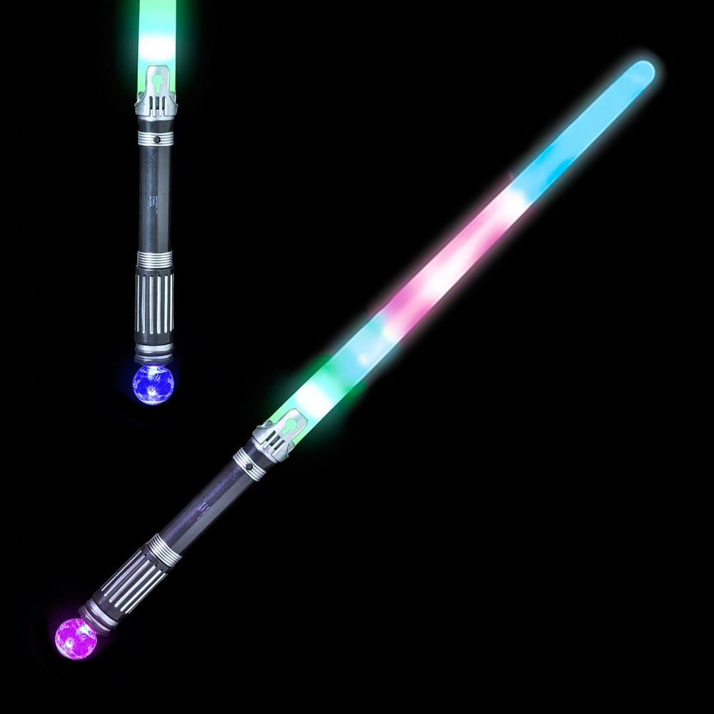 Light Up Rainbow Saber 23" (EACH)