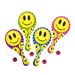 Paddle Ball - Smile Face 9" (DZ)