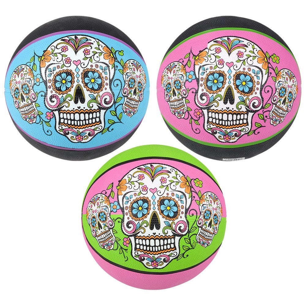 Sugar Skull Basketball Assorted 9.5" (EACH)