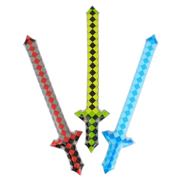 Inflate Pixel Sword Assortment 40" (DZ)