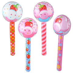 Inflate Cupcake Lollipop Assortment 36" (DZ)