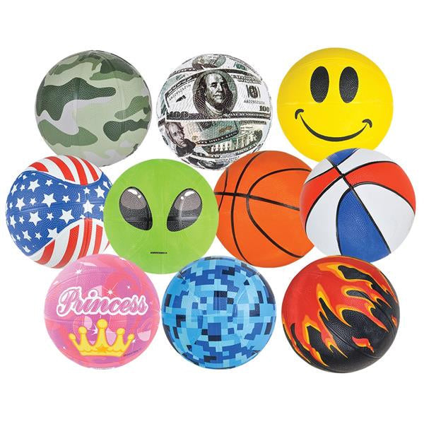 Mini Basketball Assorted 7" (EACH)