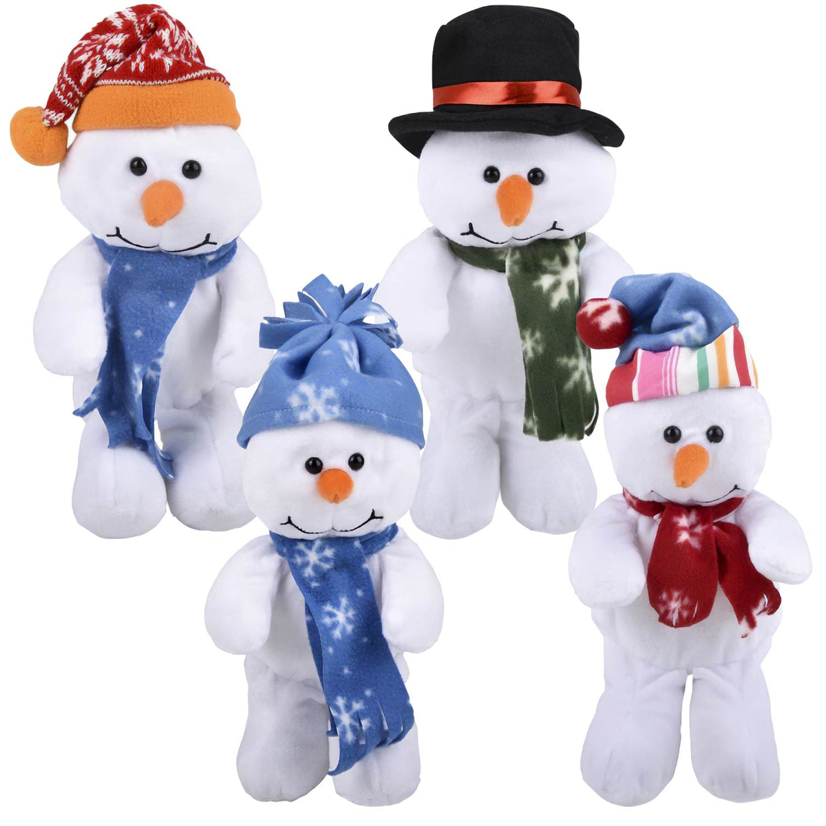 Plush Snowman Assorted 10" (EACH)