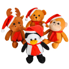 Plush Holiday Animal Assorted 10" (EACH)