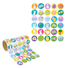 Stickers - Easter Roll Assortment 1.5" (500 PACK)
