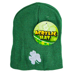 St. Patrick's Shamrock Beanie Hats (DZ)