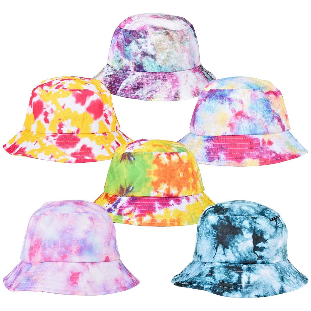 Tie Dye Print Bucket Hat Assorted (EACH)