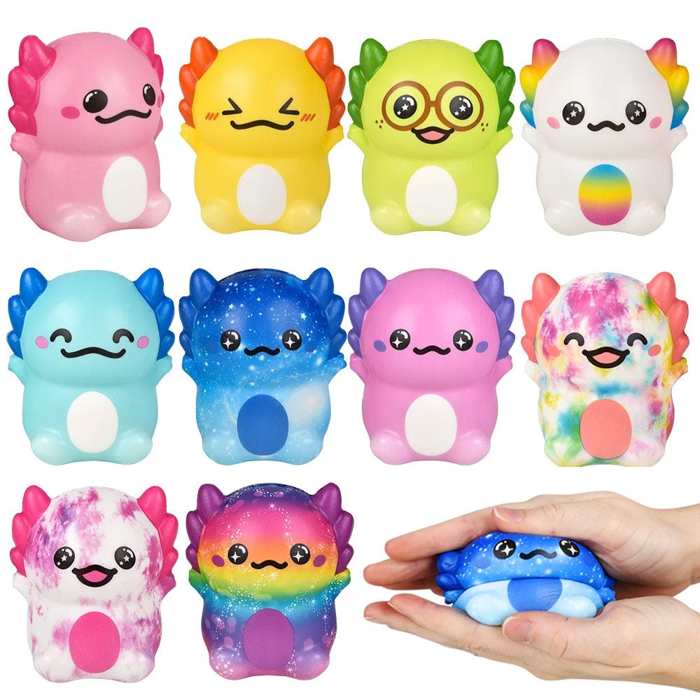 Squish Axolotl Assorted 4" (EACH)