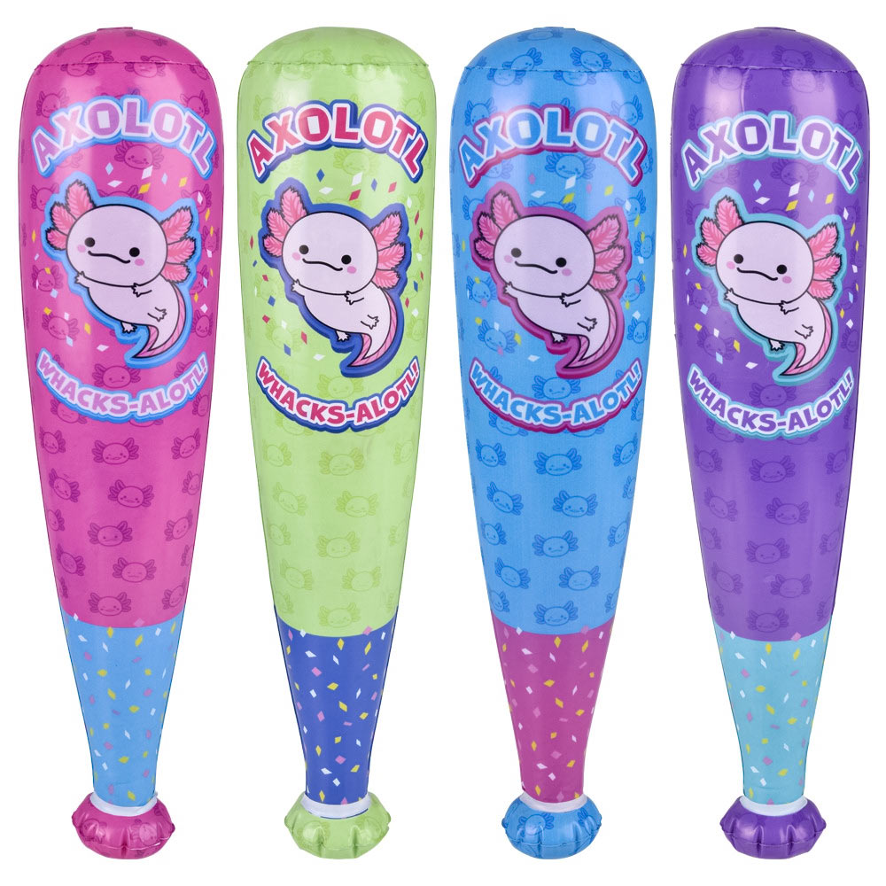 Inflate Axolotl Mini Baseball Bat Assortment 20" (DZ)