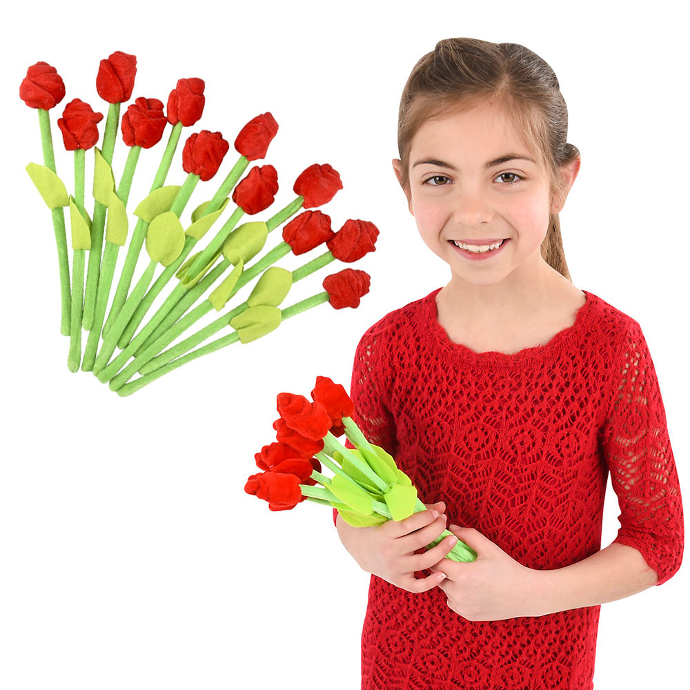 Plush Roses 10" (DZ)