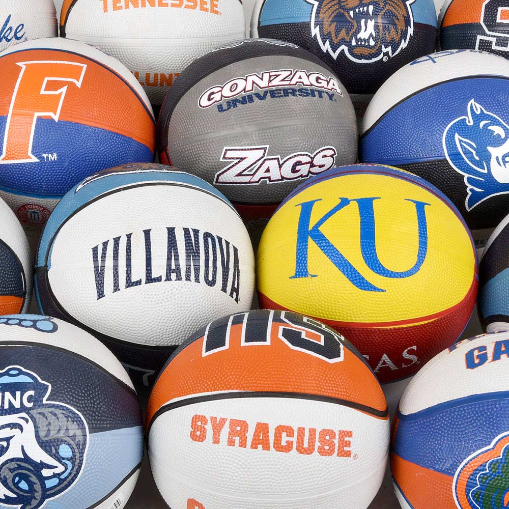 Mini College Basketballs Assorted 7" (EACH)