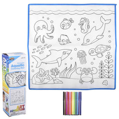 Washable Aquatic Doodle Mat 19.5" (EACH)
