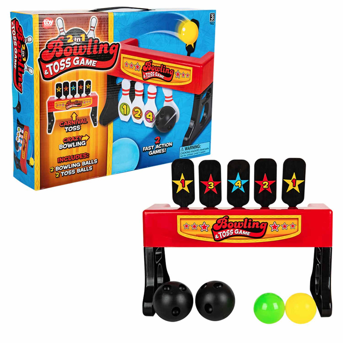 Two In One Bowl and Toss Game 15" (EACH)
