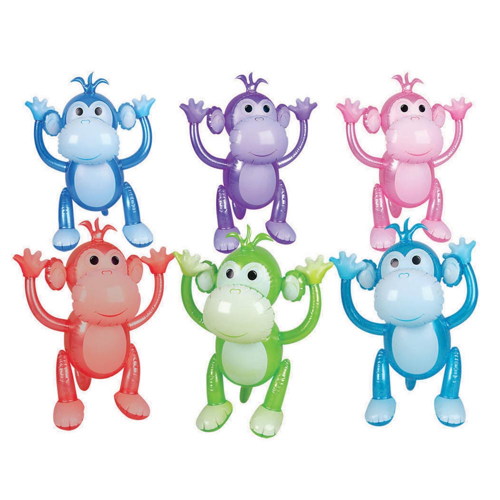 Inflate Monkey Assortment 24" (DZ)