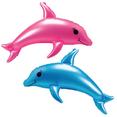 Inflate Pearlized Dolphin Assortment 19" (DZ)