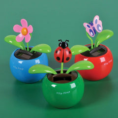 Flower Solar Toy Assorted 4.5" (EACH)