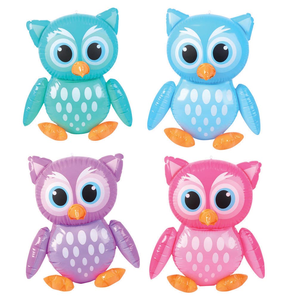 Inflate Owl Assortment 24" (DZ)