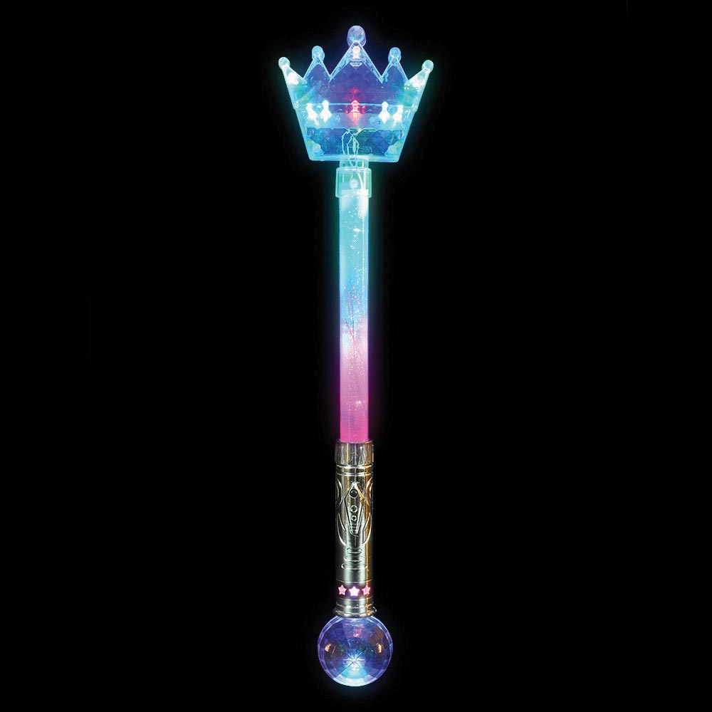 Light Up Crown Wand 20.5" (EACH)