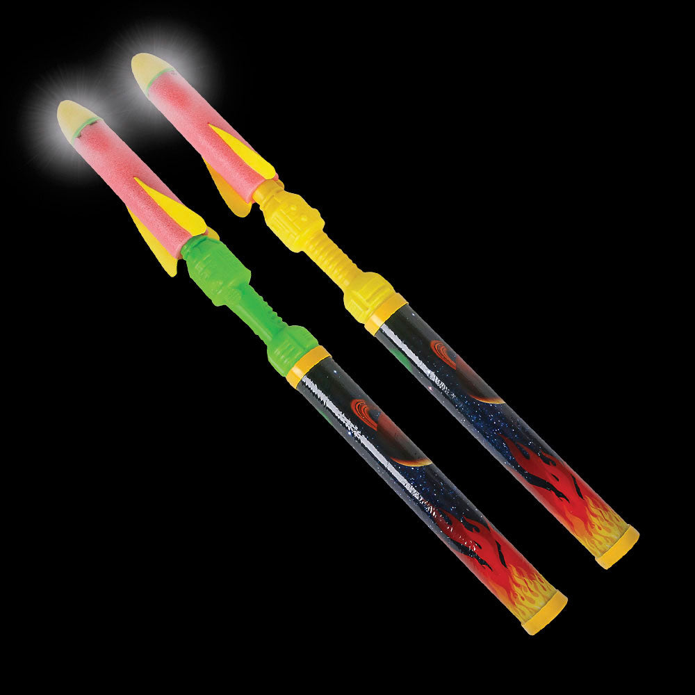 Light Up Pump Rocket Assorted 30" (EACH)