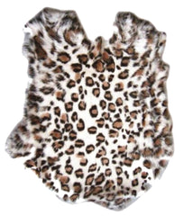 LEOPARD  RABBIT SKIN PELT (Sold by the piece)