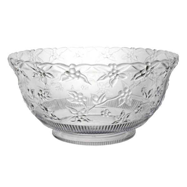 Clear Embossed Punch Bowl 12 Quart (EACH)