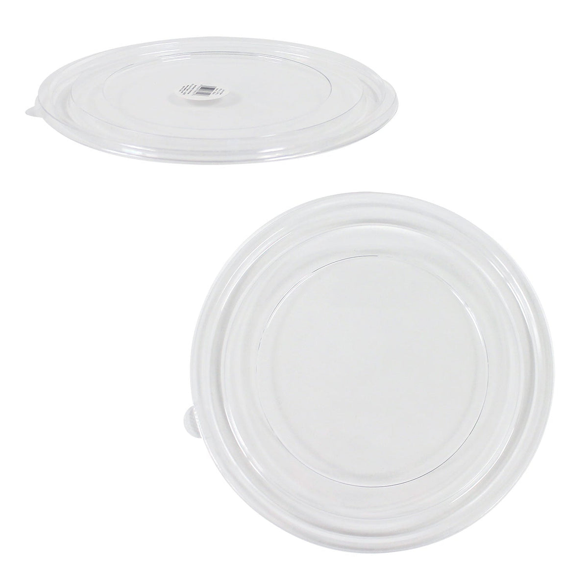 Clear Soft Plastic Serving Bowl Lid 80 oz (EACH)