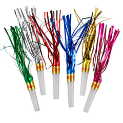 Fringed Noisemaker Assortment 7" (144 PACK)