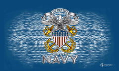 USA NAVY THE SEA IS OURS military 3 X 5 FLAG ( sold by the piece )