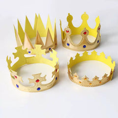 Halloween Props Golden Hat Headdress King Crown
