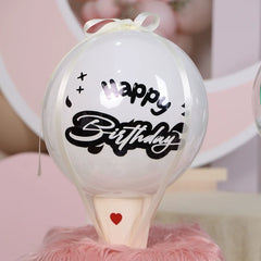 1607BA INS Flower Pot Balloon Decoration Kids Birthday 100 Days Old One Year Old Banquet Table Valentine's Day Women's Day Creative Gift