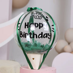 1607BA INS Flower Pot Balloon Decoration Kids Birthday 100 Days Old One Year Old Banquet Table Valentine's Day Women's Day Creative Gift