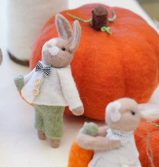 Pastoral Handmade Wool Felt Pumpkin Desktop Decoration Halloween Creative Scene Matching Photography Home Ornament Furnishing