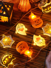 Halloween Pumpkin Lamp Toy Skull Small Lighting Chain Decorations Bar Mall Event Scene Setting Props Ornaments