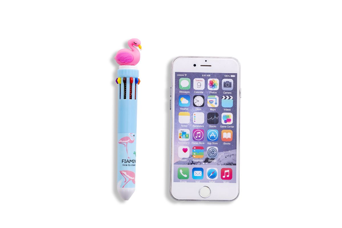 Whimsical Animal Themed 10-Colour Ball Point Pen