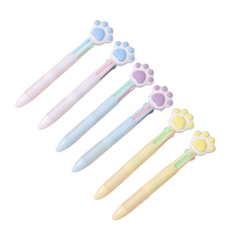 Cute Cartoon 4-Color Ballpoint Pen