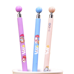 Cartoon Animal Ball Button Mechanical Pencil