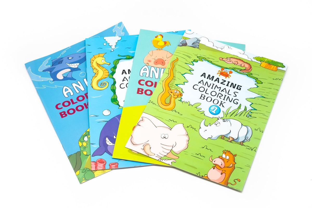 Amazing Animals Colouring Book