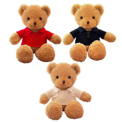 30cm Bear with Polo T-Shirt (Deliver in 4-6 weeks)