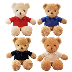 30cm Bear with Polo T-Shirt (Deliver in 4-6 weeks)