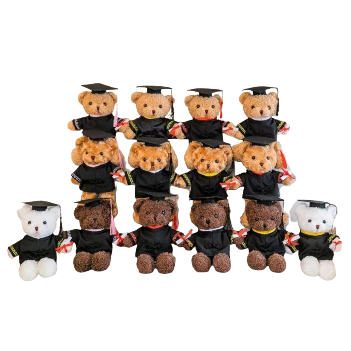 30cm Curly Graduation Bear (Deliver in 4-6 weeks)