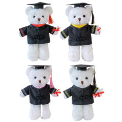 30cm Curly Graduation Bear (Deliver in 4-6 weeks)