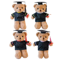 30cm Curly Graduation Bear (Deliver in 4-6 weeks)