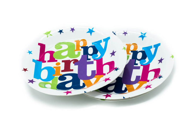 Birthday Party Paper Plates (6pc)